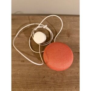 Google Home Mini 1st Gen Smart Speaker Coral Orange Model H0A with Power Cord